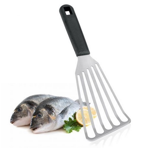 ESPATULA METALTEX RANURADA PESCADO PLANCHA 28CMS
